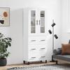 VidaXL Highboard White 69.5x34x180 Cm Engineered Wood 3198425