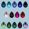 Home Party Supplies Teardrop Handmade Jewelry Making Craft DIY Loose Beads Rhinestone Wholesale Crystal Glass 20PCS 10*14mm Jewelry Accessories