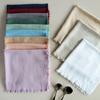 Table Napkin Decorative Super Soft Flax Tassel Napkin Rustic Country Wedding Easter Decoration