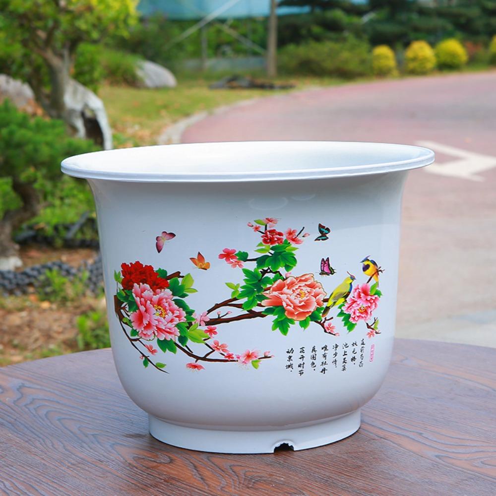 Thickened Flowerpot Resin Decorative Pots New Flower Pot