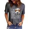 Women's Ilke Murder Pattern Printed Short-Sleeve T-Shirt for Casual Summer Fashion