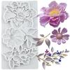 Rose Silicone Mold Peony Fondant Molds Cake Decorating Tools Cupcake Topper Candy Sugar Craft Gum Paste Polymer Clay