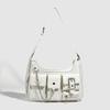 Niche Design Retro Spice Biker Bag Chain Shoulder Underarm Bag