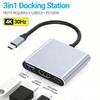 3 In 1 Usb Type C Hub USB C To HDMI-compatible Splitter HUB Type-c To HDMI-compatible USB3.0 Docking Station For Macbook Air Converter