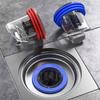 Odor Proof Floor Drain Anti-overflow One Way Valve Seal Sewer Drain Cover Easy Install Bathroom Drain Core for Backflow Prevention And Odor Control