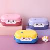Lunch Box Durable Cartoon Design Bento Box Leak-Proof Double-layer Insulation Food Container for Kids Adults