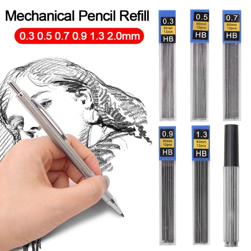 6 Boxes Graphite Mechanical Pencil Lead Mechanical Pencil Refill  Students