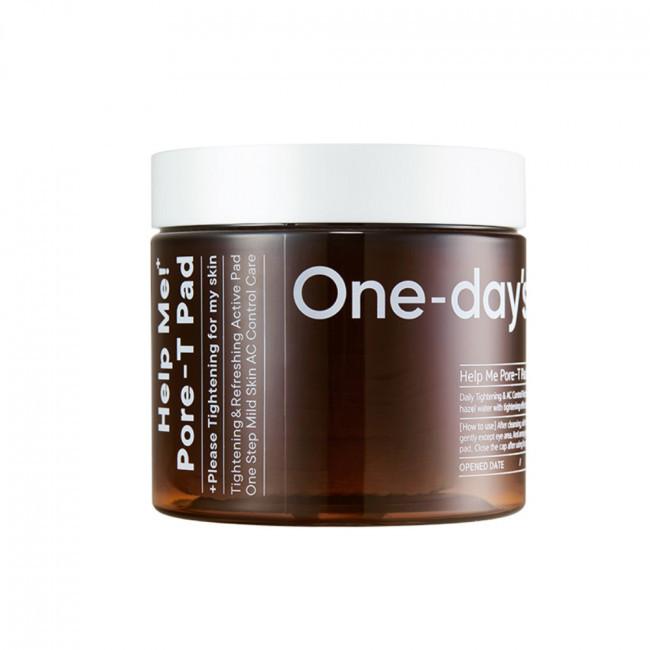 One-Day's You Help Me PORE-T Pad 125ml (60pads)/ Pore Tightening, Moisturizing, Korean Cosmetics, Kbeauty