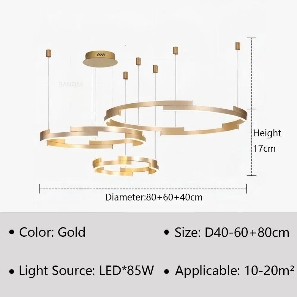 Modern LED Pendant Lamps For Living Dining Room Hall Bedroom Ceiling Chandelier Indoor Home Decoration Lighting Fixture Luster
