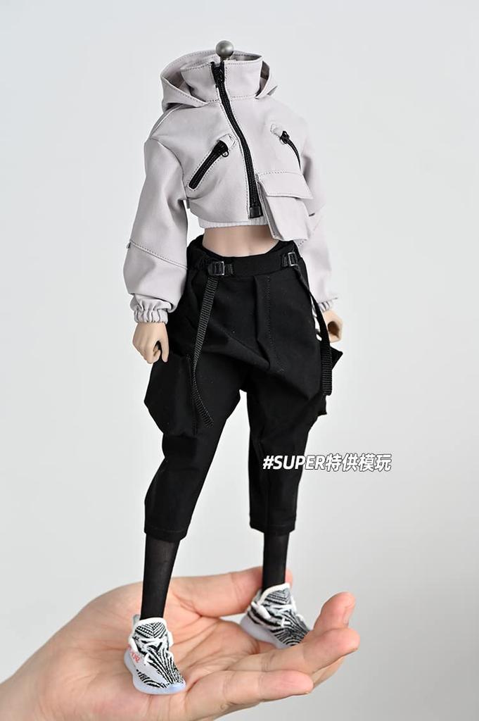 Figure with TBLeague Body Female Light Gray Beauty Fashion Jacket Not [TOYBARJAPAN] 1/6 Accessories/Compatible SPEC.SUPPLY (Body, Head, Pants, Shoes,