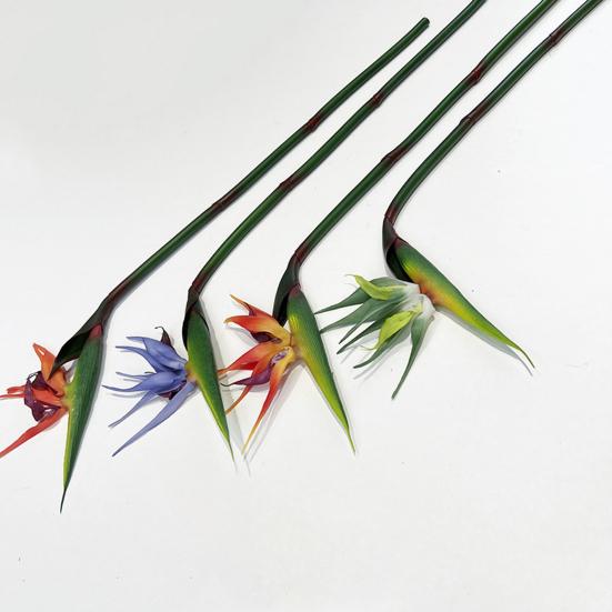 Artificial Flower Lifelike Bird of Paradise Realistic Non-fading And Low Maintenance Home Decoration
