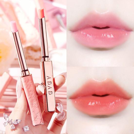 0.8g Lip Gloss Natural Daub Smoothly Ultralight Temperature Change Lipstick Lip Balm for Party