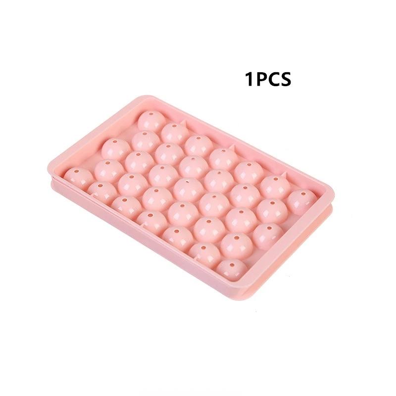 33 Ice Boll Hockey PP Mold Frozen Whiskey Ball Popsicle Ice Cube Tray Box Lollipop Making Gifts Kitchen Tools Accessories