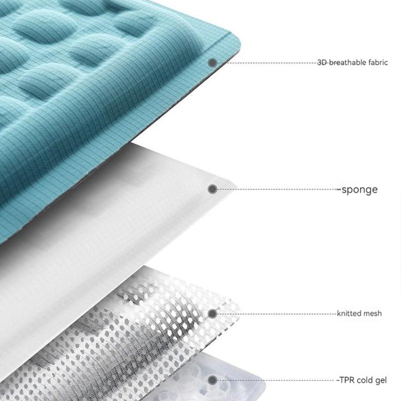 3D Car Seat Cushion Universal Breathable Cool Gel Cushion Honeycomb Butt Mat Multifunctional Home Office Chair Cooling Pad