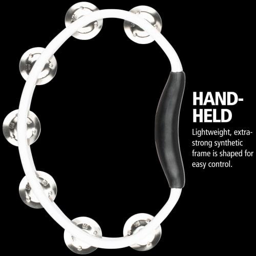 MEINL Percussion Headliner Series Handheld ABS Tambourine HTWH