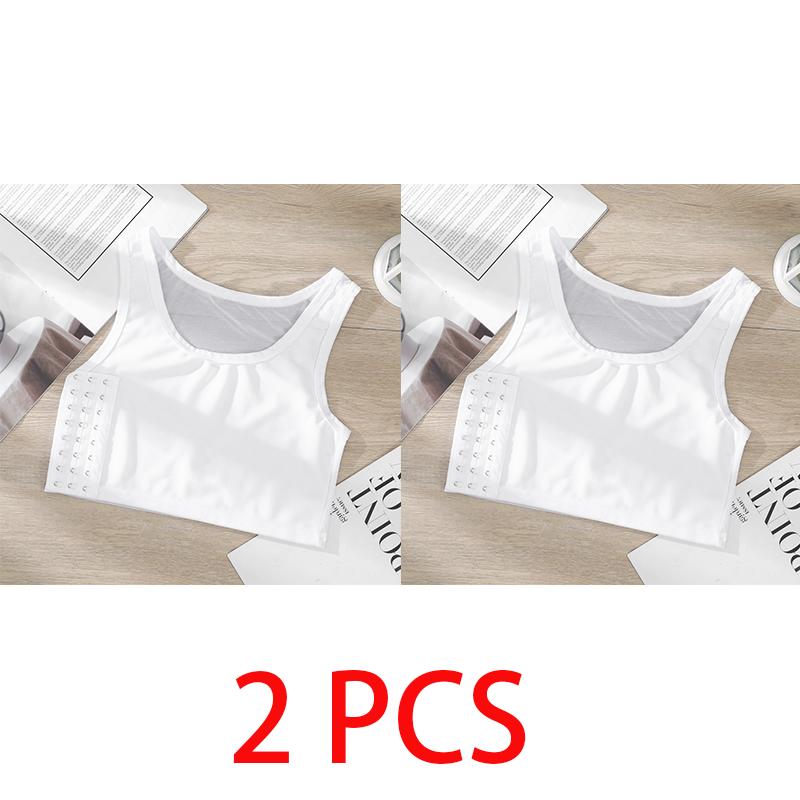 Women Breast Binder Tomboy Corset Trans Vest Side Buckle Short Top Binder Transboy Chest Tomboy Wrap Bandage Underwear