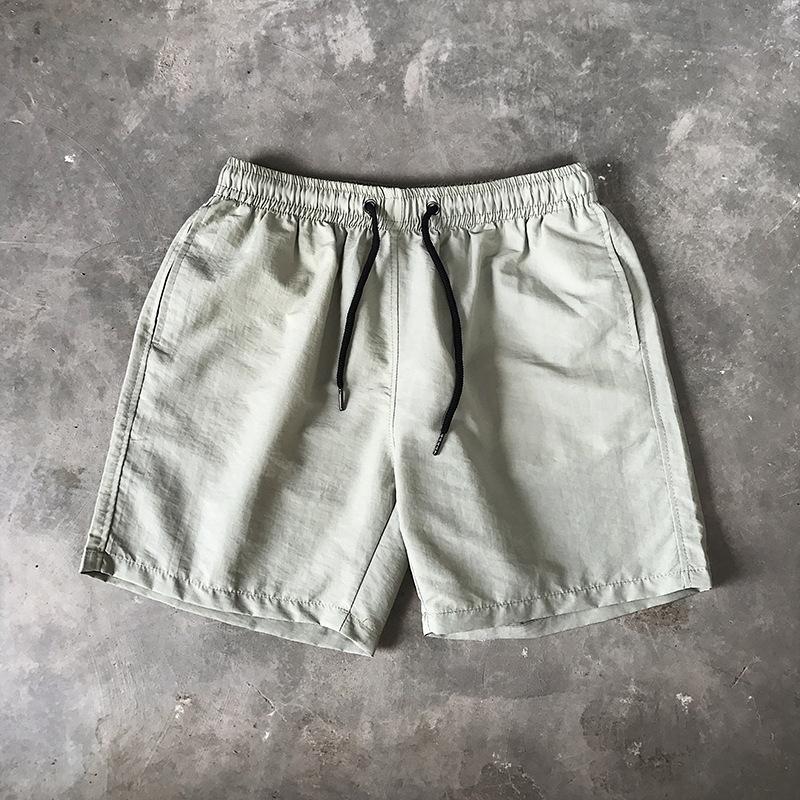 Summer Men's Casual Shorts Candy Colored Five Quarter Pants Men's Sports Loose Quick Drying Thin Beach Pants Shorts Men’s