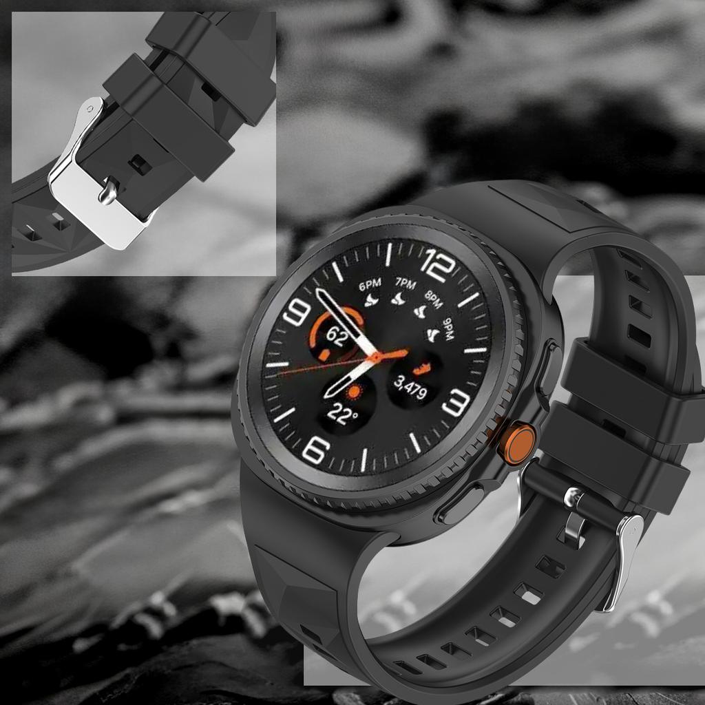 Silicone Band for Samsung Galaxy Watch 8 Smart Band for Galaxy Watch 40/44mm Watch 8 Classic/40 44mm Classic Accessories Strap