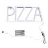 Pizza Letter Neon Sign LED Light Creative Shape Energy-saving Flicker Free Wall Art Background Neon Lamp Decor