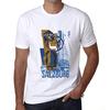 Men’s Vintage Tee Shirt Graphic T Shirt Salzburg Lifestyle White