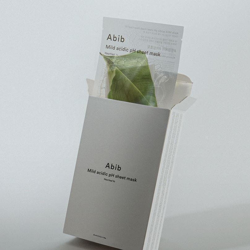 ABIB Мягкая кислотная pH тканевая маска #Heartleaft Fit 10 шт.