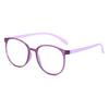 6pcs Round Frame Fashionable Decorativereading Glasses Anti Blue Light Reading Glasses Unisex