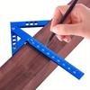 Portable Center Scribe 45/90° Carpenter Ruler Durable Right Angle Line Gauge  Wood Measuring Tool