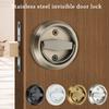 Invisible Stainless Steel Hidden Door Handle Lock Wardrobe Pulls Furniture Knob Cabinet Drawer