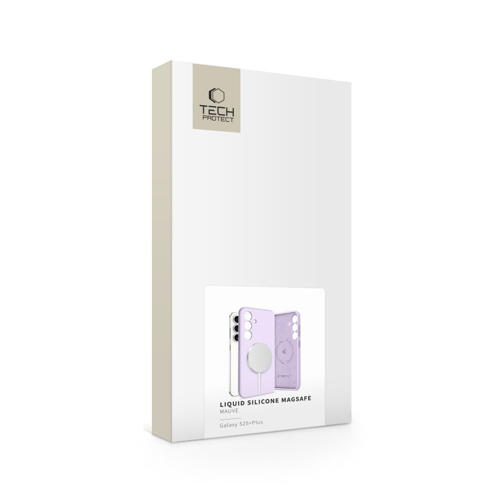 Tech-Protect Liquid Silicone Magsafe Galaxy S25+ Plus Mauve