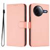 For Xiaomi Poco F7 Pro 5G/Xiaomi Redmi K80 5G/Xiaomi Redmi K80 Pro 5G/Xiaomi Poco F7 Ultra 5G Case Solid Color Wallet Leather Phone Cover with Strap
