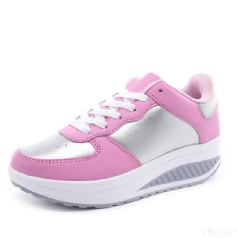 Women's Sneakers New Breathable Shoes Waterproof Wedge Platform Women's Sneakers Ladies Casual Shoes Swing Dance