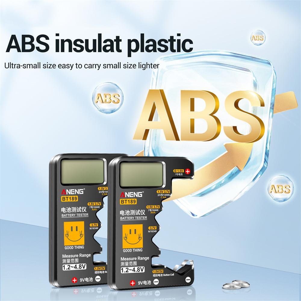 Ultra-small Battery Tester 9V AA AAA Button Cell Universal Household LCD Digital Display Battery Tester Power Bank Detector Tool