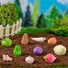 5Pcs Mini Vegetable Model Micro Landscape Ornaments DIY Simulated Food Model for Doll House Accessories