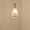 Bamboo Lantern Pendant Lamp Natural Rattan Wicker E27 Chandeliers Hand-Woven Bamboo Lampshades Lighting Fixtures Hanging Light