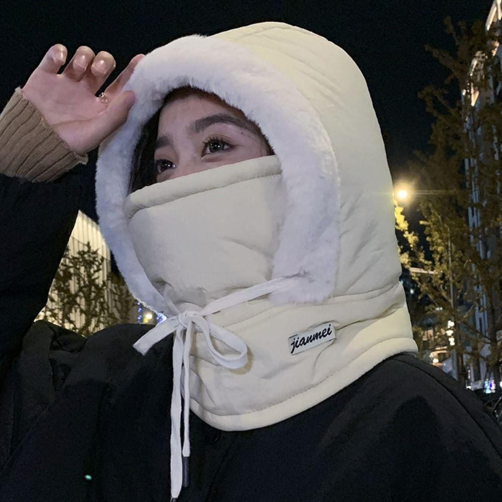 Windproof Warm Hat Warm Ear Protection Hat Cycling Cap Pullover Cap  Outdoor