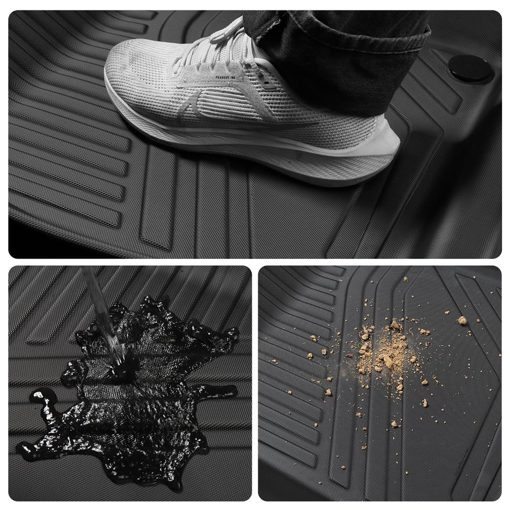 3D Floor Mats and Pedal Mats for Mitsubishi Delica Mini and Nissan Roox 40 Series Includes Front and TPE Material for Scratch and Protective