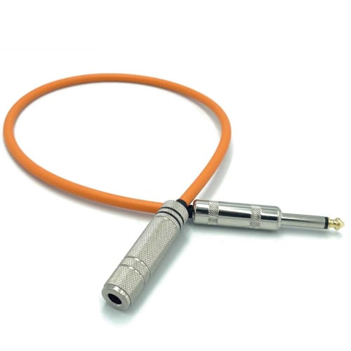 KMsound CANARE GS-6 Orange Wireless Conversion Extension Patch Cable, Made In Japan (S-S, 50cm)
