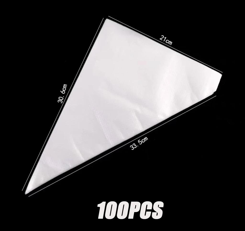 Pastry Piping Sleeves Leak Disposable Bag Confectionery Cake Accessories Baking Decorations Pocket Syringe Icing Cream Squeezing