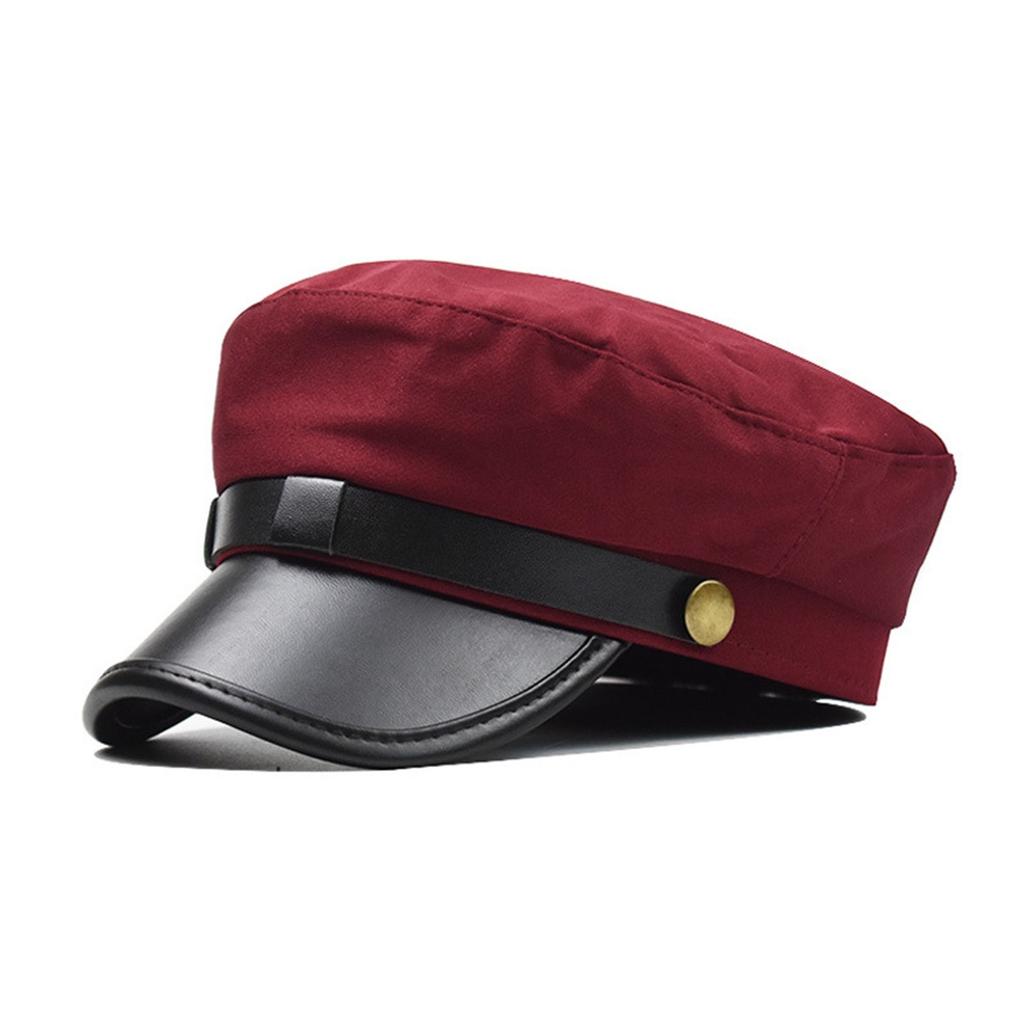 Men's And Women's Cap Vintage Beret Cap Flat Top Comfortable Breathable Cap