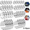 5-10pcs Stainlesss Steel Hose Clamp Adjustable 8-152mm Worm Gear Hose Clamp, Metal Pipe Clamp for Pipe, Mechanical Applications