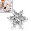 5pcs/set Kitchenware Decorative Tools Fondant Biscuit Snowflake Stainless Steel Cookie Cutter Mold