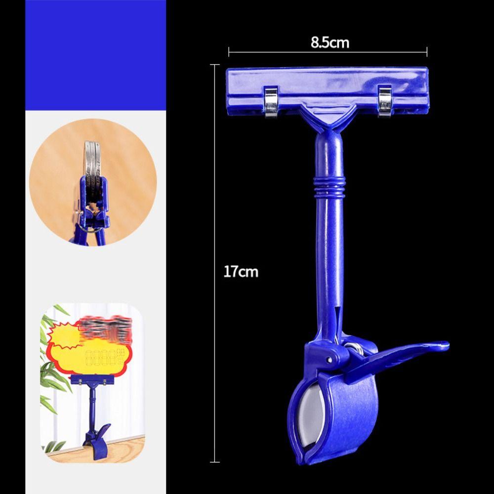 Adjustable Price Tag Clip Holder Colorful Advertising Display Support Supermarket
