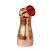 Pure Copper Water Bottle Bedside Decanter Bedroom Jar with Built-in Copper Glass