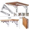 Mounted For Table Work Furniture Hardware Table Shelve Triangle Angle Bracket Folding Shelf Bracket