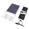 15w 18v Solar Panel Exhaust Fan Water Proof Energy Saving Solar Powered Fan Kit for Greenhouse Shed Pet House
