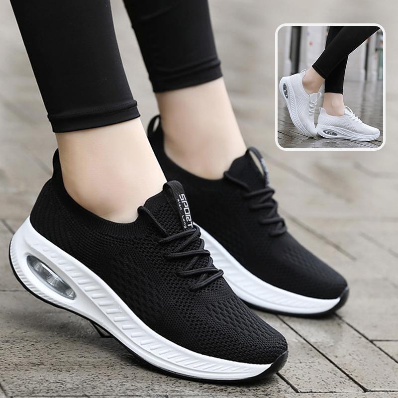 Modern Jazz Dance Sneakers Women Girls Breathable Mesh Dancing Practice Shoes Cushioning Lightweight Fitness Trainers