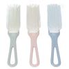 3pcs Hair Brush Comb Set Easy Detangling Different Color Comfortable Handle Hair Styling Tool Kit