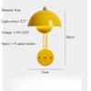 Danish Designer Flower Bud Wall Lamp Bedroom Bedside Lamp Simple Luxurious Decoration TV Background Wall Children Room Wall Lamp