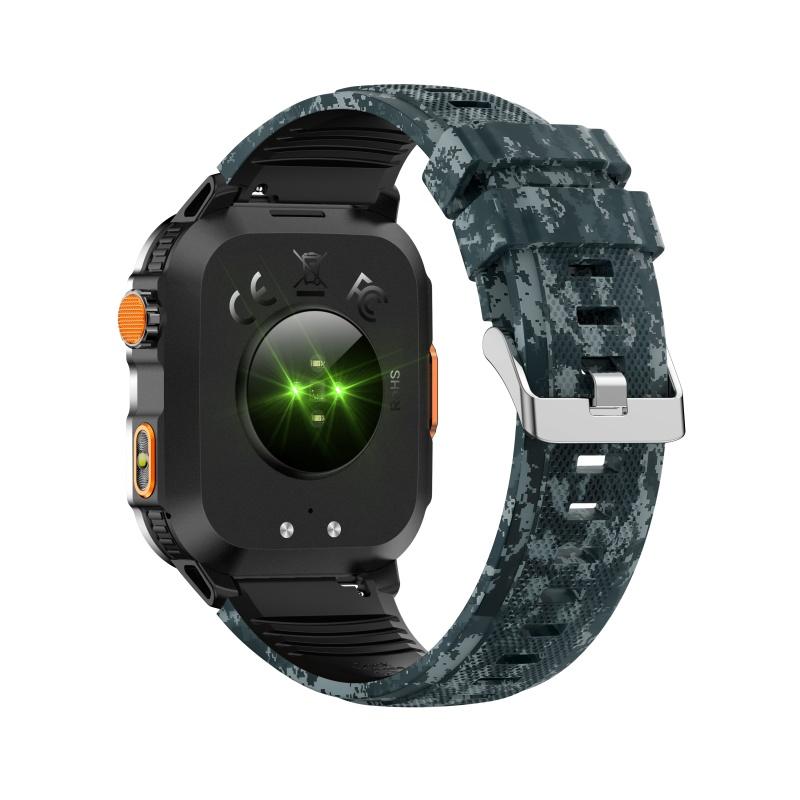 Rainbuvvy HT36 Bluetooth Smart Bracelet 2.01inches IPS BT5.3 Bluetooth Call IP68 Waterproof 540mAh Android GPS Smartwatch Multi-language