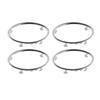 4PCS Car Air Conditioning Trim Outlet Decoration Circle Ring Sticker For Ford Focus 2 MK2 2005-2013 Auto Accessories